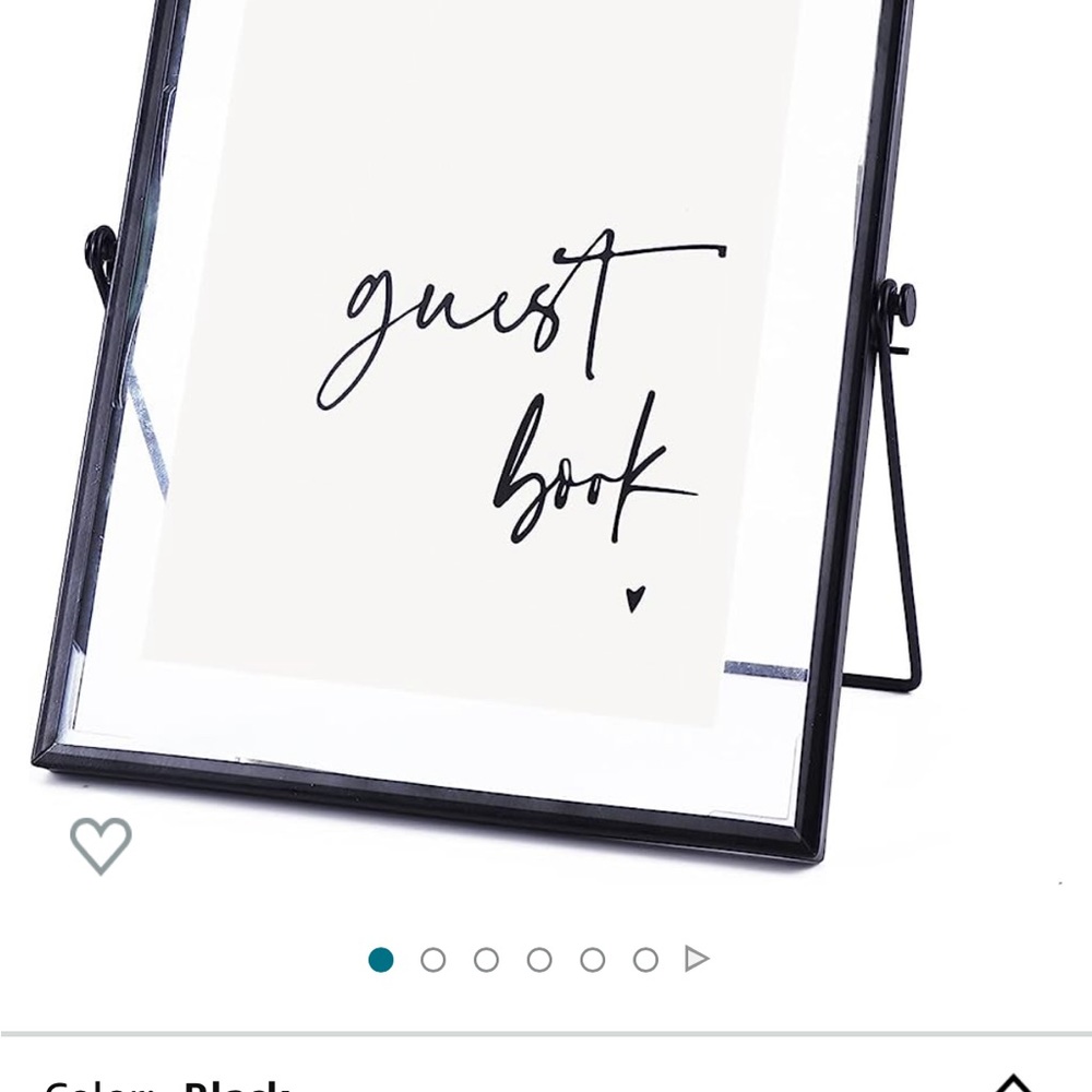 Guest Book Sign with Frame - Picture 2 of 3